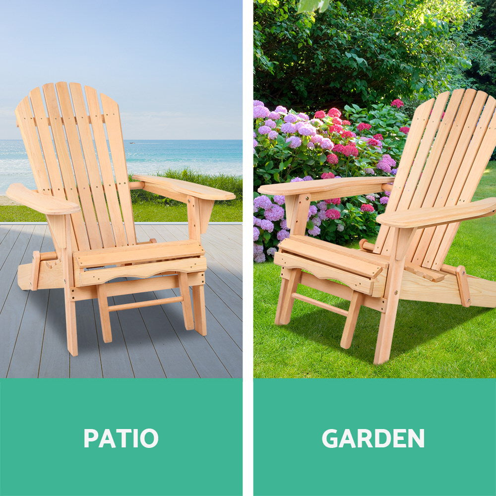 Sun Lounge Beach Chair Recliner Adirondack - House Things Furniture > Outdoor