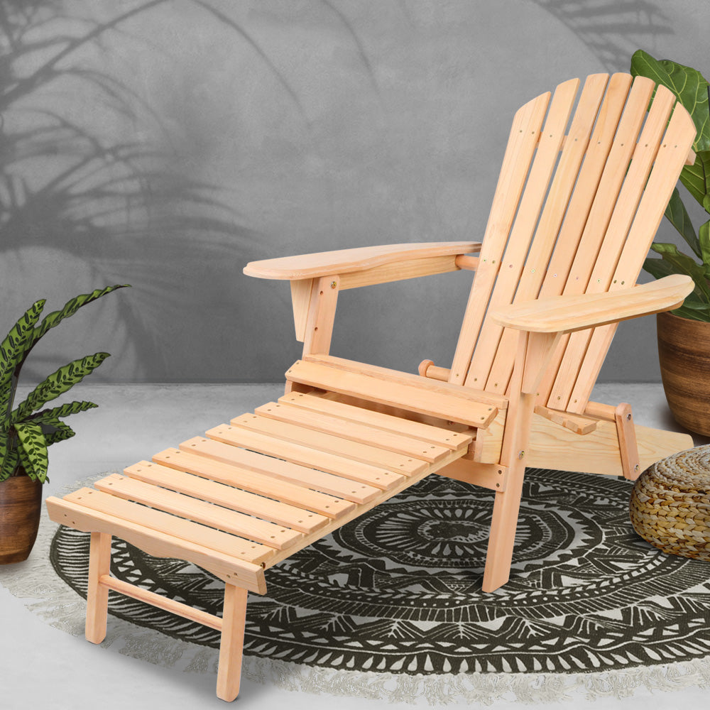 Sun Lounge Beach Chair Recliner Adirondack - House Things Furniture > Outdoor