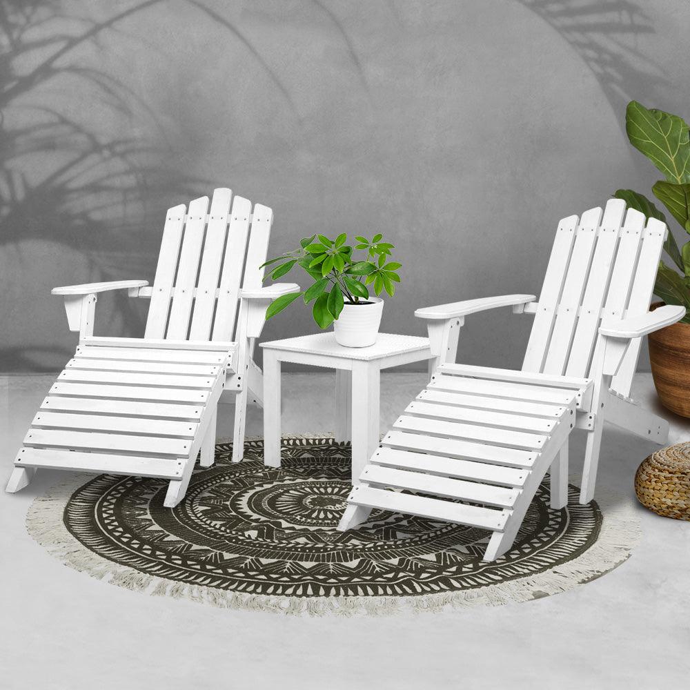 Beach Chairs Table Setting Wooden Adirondack Patio Chair - House Things Furniture > Outdoor