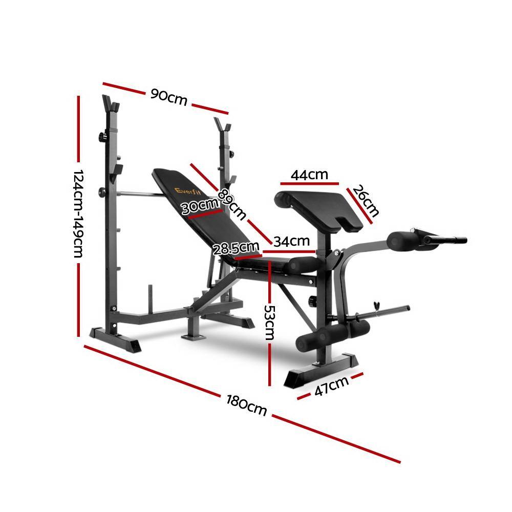 9-In-1 Weight Bench Multi-Function Power Station - House Things Sports & Fitness > Fitness Accessories