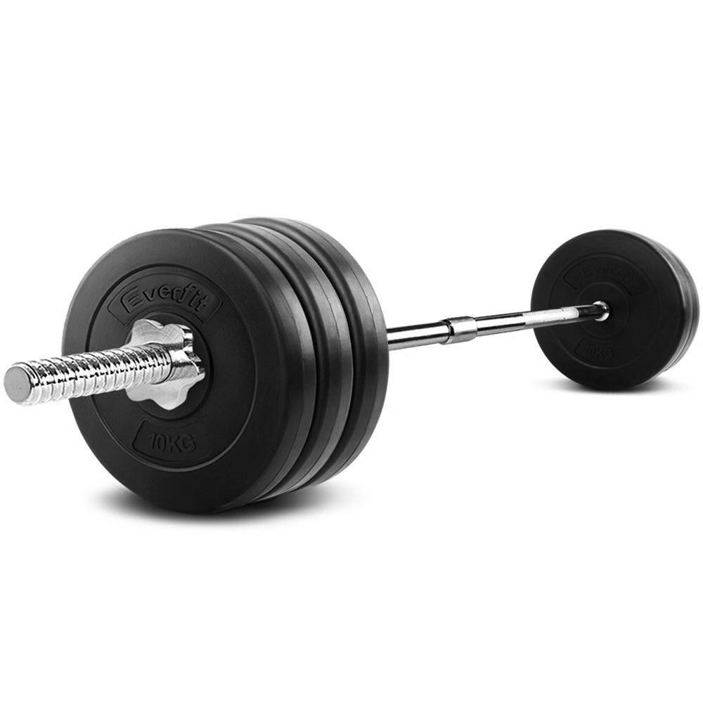 Everfit 68KG 168cm Barbell Set with Weights - Housethings 