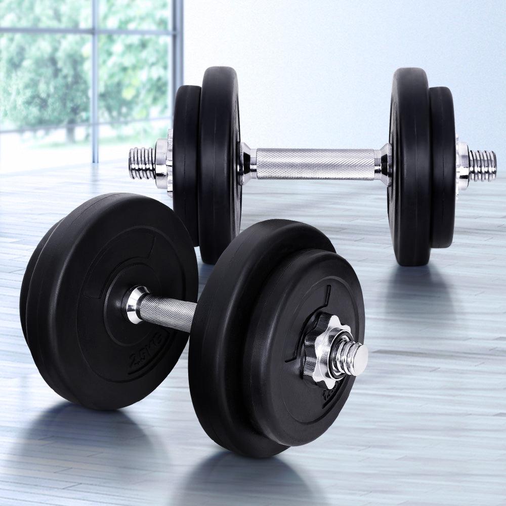 20kg Dumbbell Weights Set - House Things Sports & Fitness > Fitness Accessories