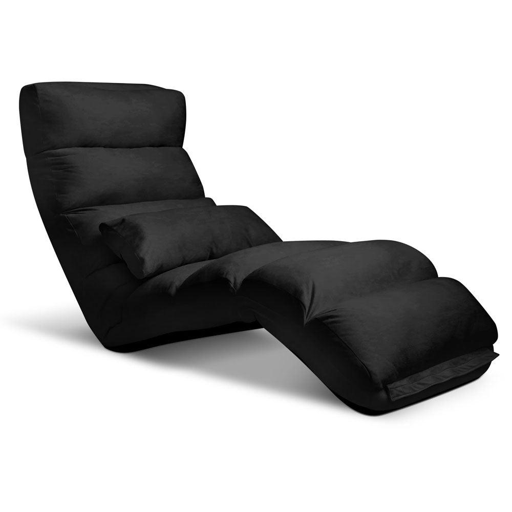 Adjustable Lounge Sofa Chair - Black - House Things 