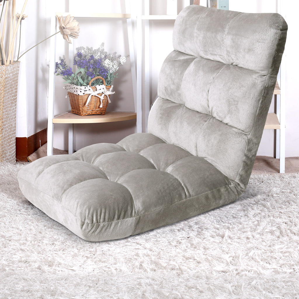 Lounge Floor Recliner Grey - House Things Furniture > Living Room