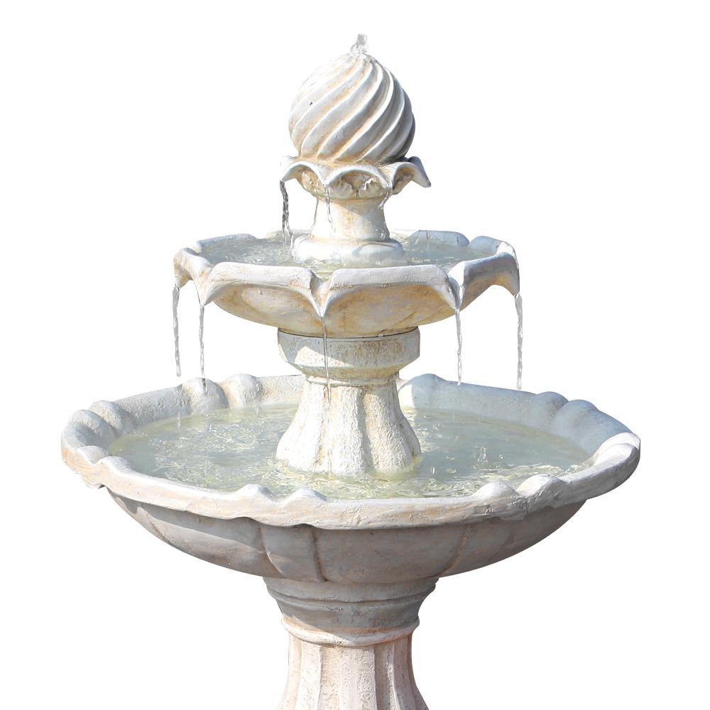 3 Tier Solar Powered Water Fountain - Bird Bath - House Things Home & Garden > Fountains