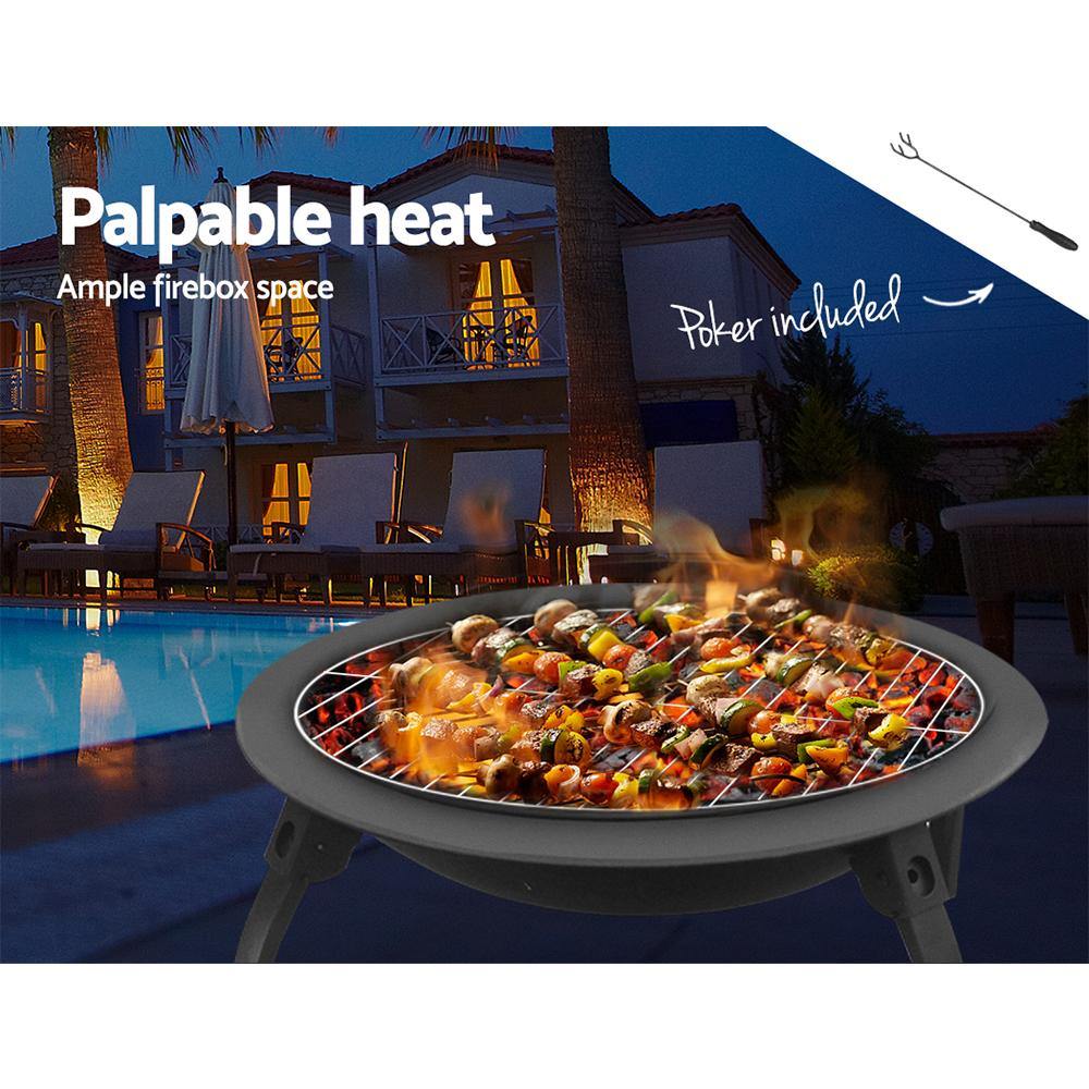 30" Outdoor Fire Pit BBQ - House Things Home & Garden > Firepits