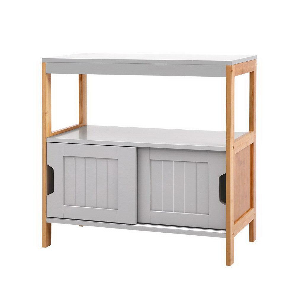 Buffet Sideboard Cabinet Storage Shelf Sliding Door - House Things Furniture > Bathroom