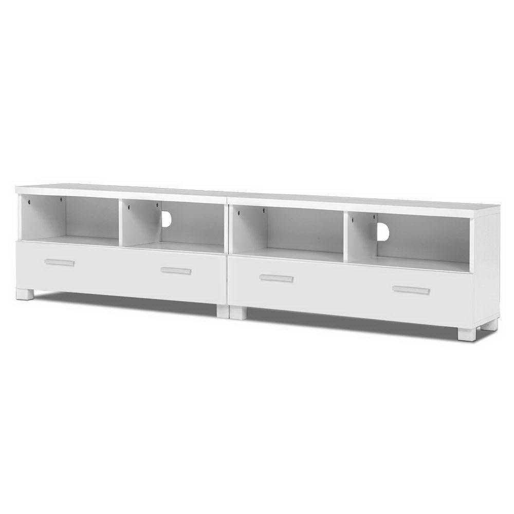 TV Stand Entertainment with Drawers - White - House Things Furniture > Living Room
