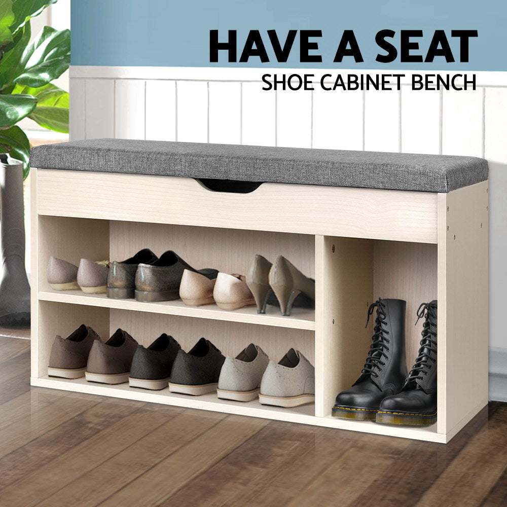 Wooden Shoe Organiser - Natural - House Things Furniture > Living Room