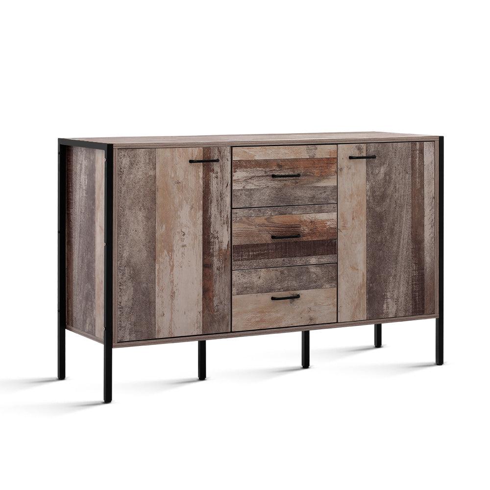 Buffet Sideboard Storage Cabinet Industrial Rustic Wooden - House Things Furniture > Bedroom