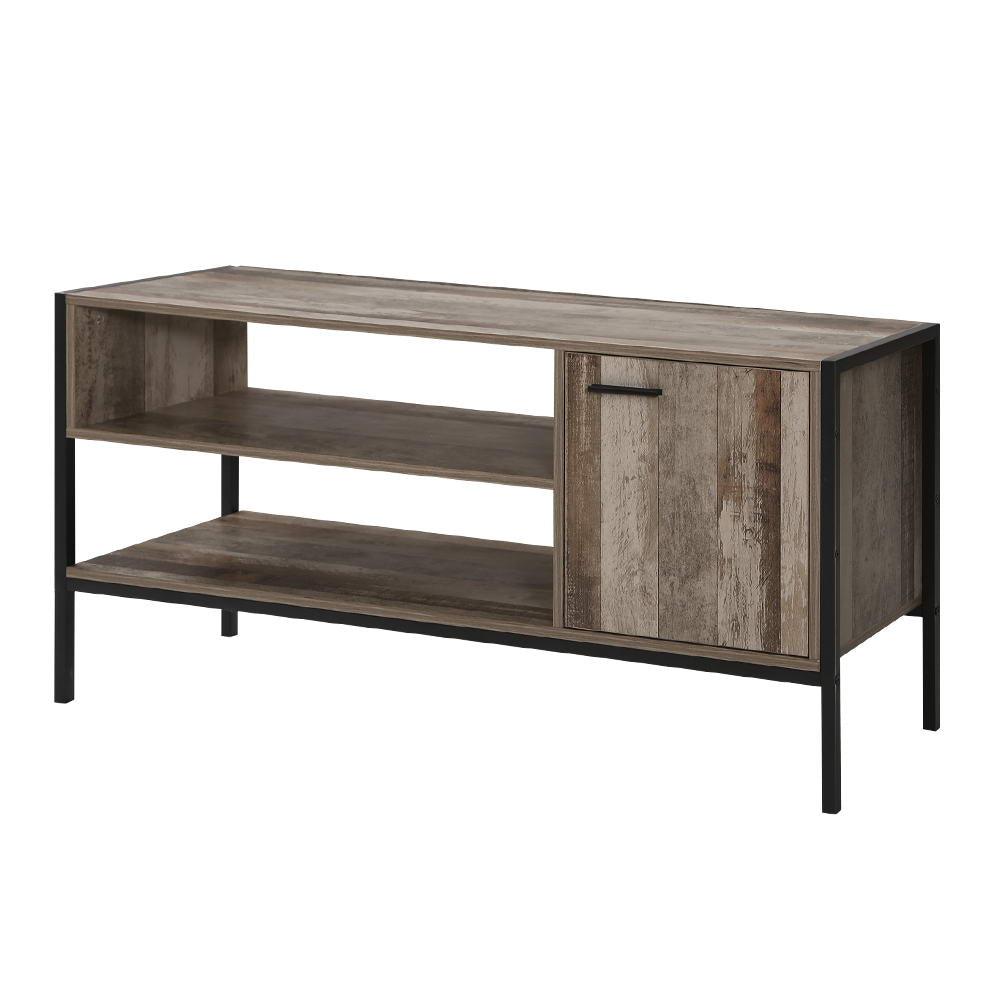 Artiss TV Cabinet Entertainment Unit Stand Storage Wood Industrial Rustic 124cm - House Things Furniture > Living Room