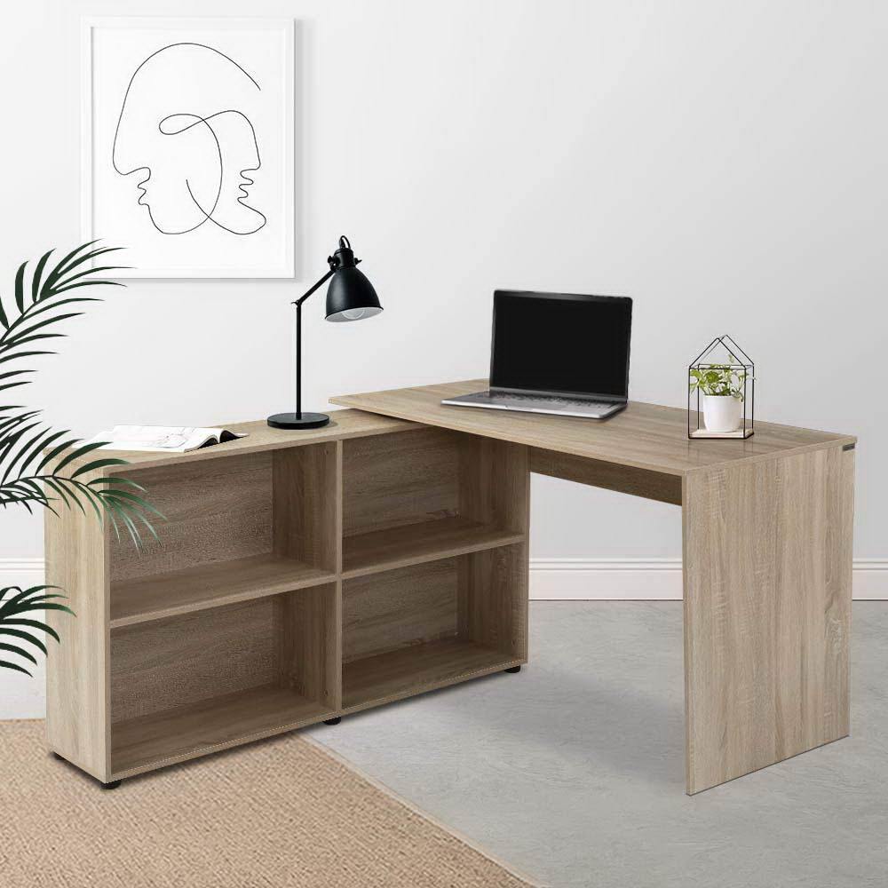 Nambucca Corner Study Bookshelf Desk - House Things Furniture > Office