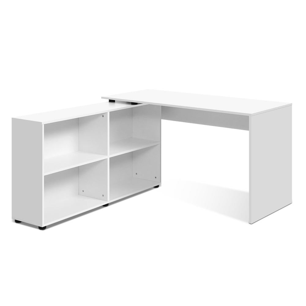 Office Desk Corner Study Table Workstation Bookcase Storage - House Things Furniture > Office