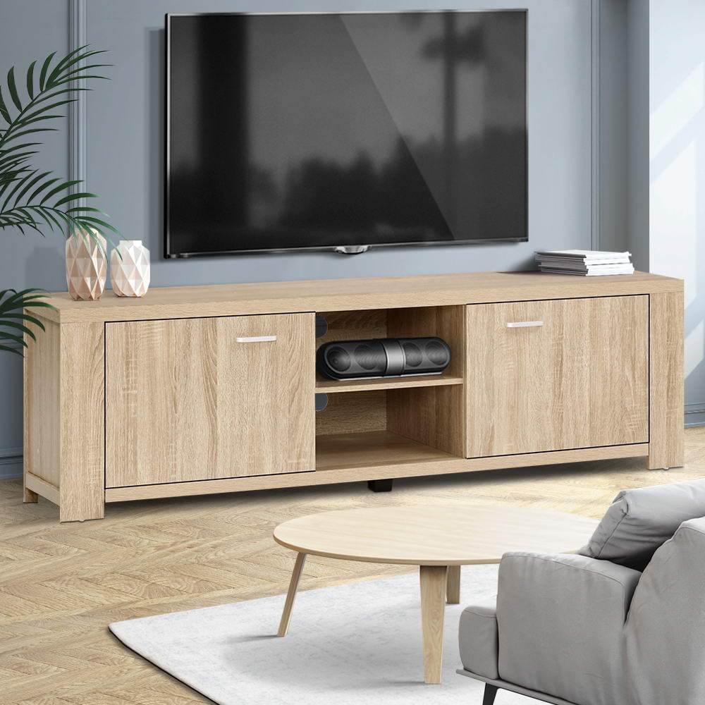 TV Cabinet Entertainment Unit Wooden - Housethings 