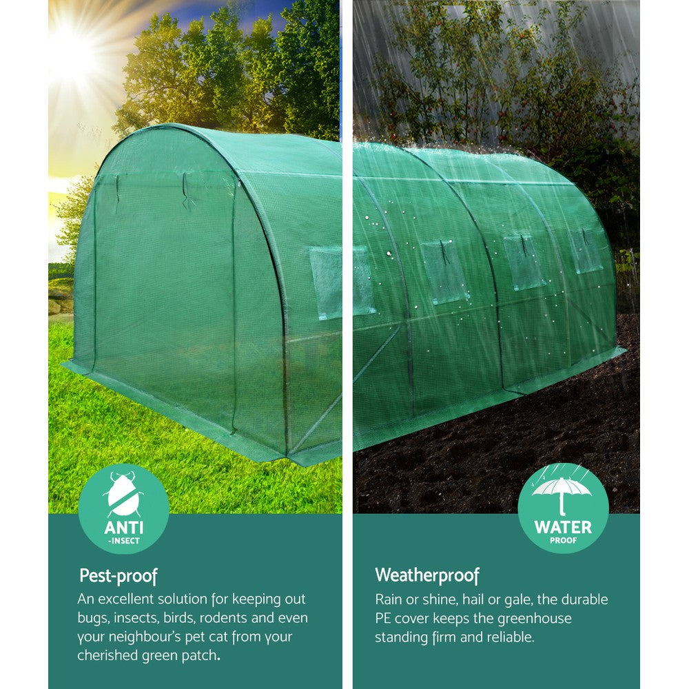 Greenfingers Greenhouse 4X3X2M Garden Shed Green House Polycarbonate Storage - House Things Home & Garden > Green Houses