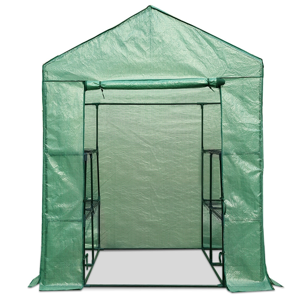 Greenfingers Greenhouse Green House Tunnel 2MX1.55M Garden Shed Storage Plant - House Things Home & Garden > Green Houses