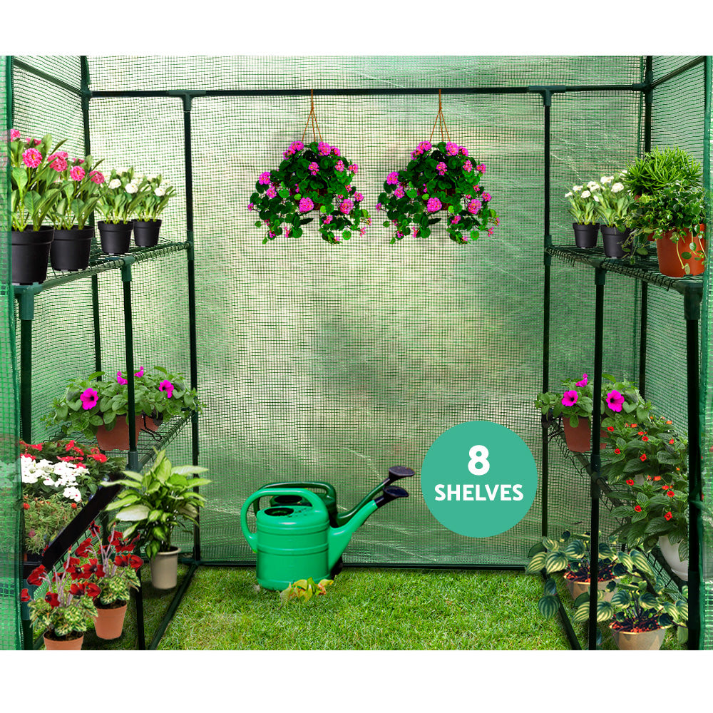 Greenfingers Greenhouse Green House Tunnel 2MX1.55M Garden Shed Storage Plant - House Things Home & Garden > Green Houses