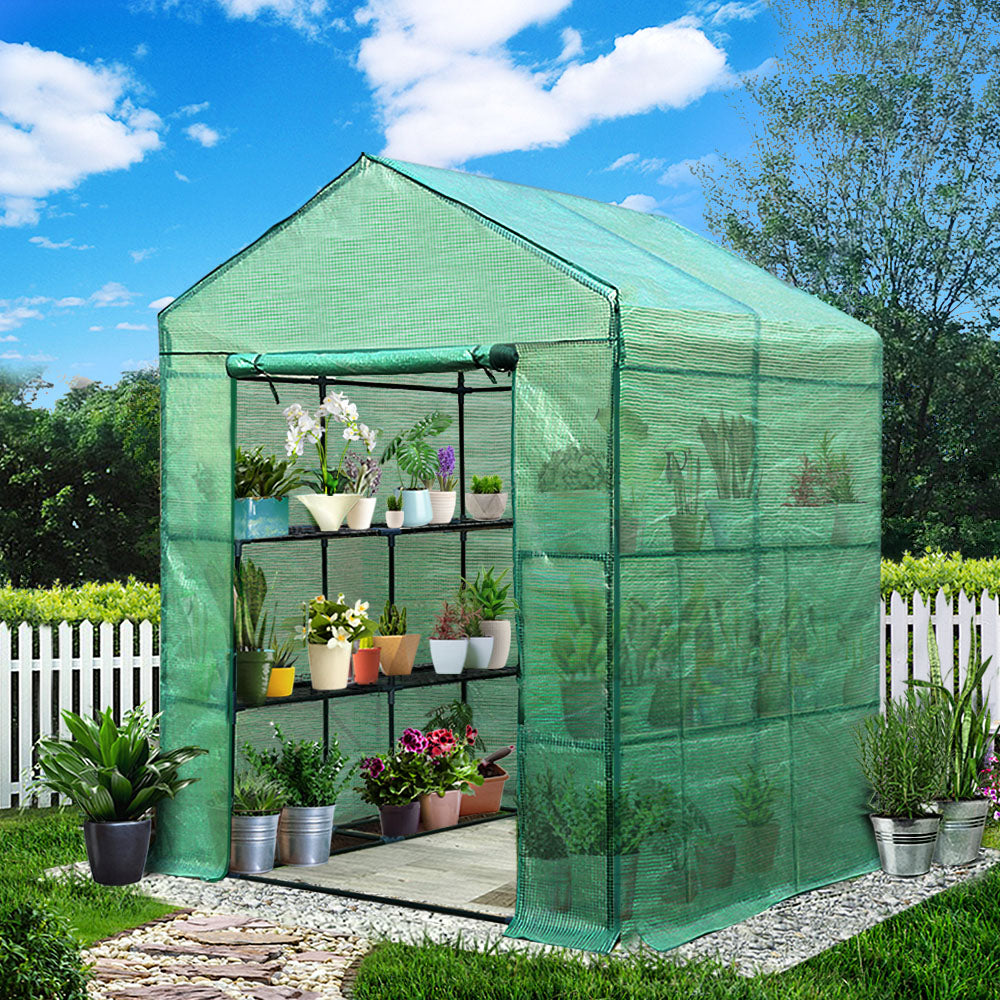 Greenfingers Greenhouse Green House Tunnel 2MX1.55M Garden Shed Storage Plant - House Things Home & Garden > Green Houses