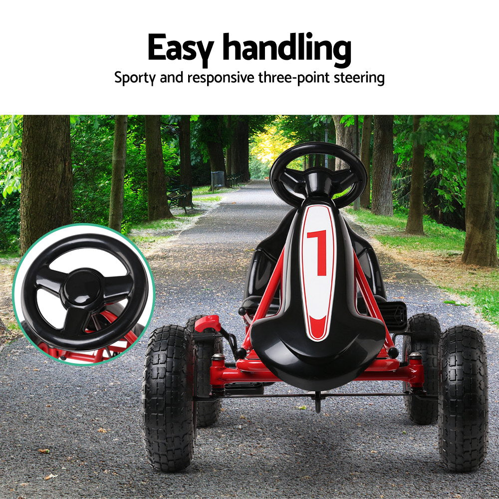 Kids Pedal Go Kart Car Red - House Things Baby & Kids > Cars