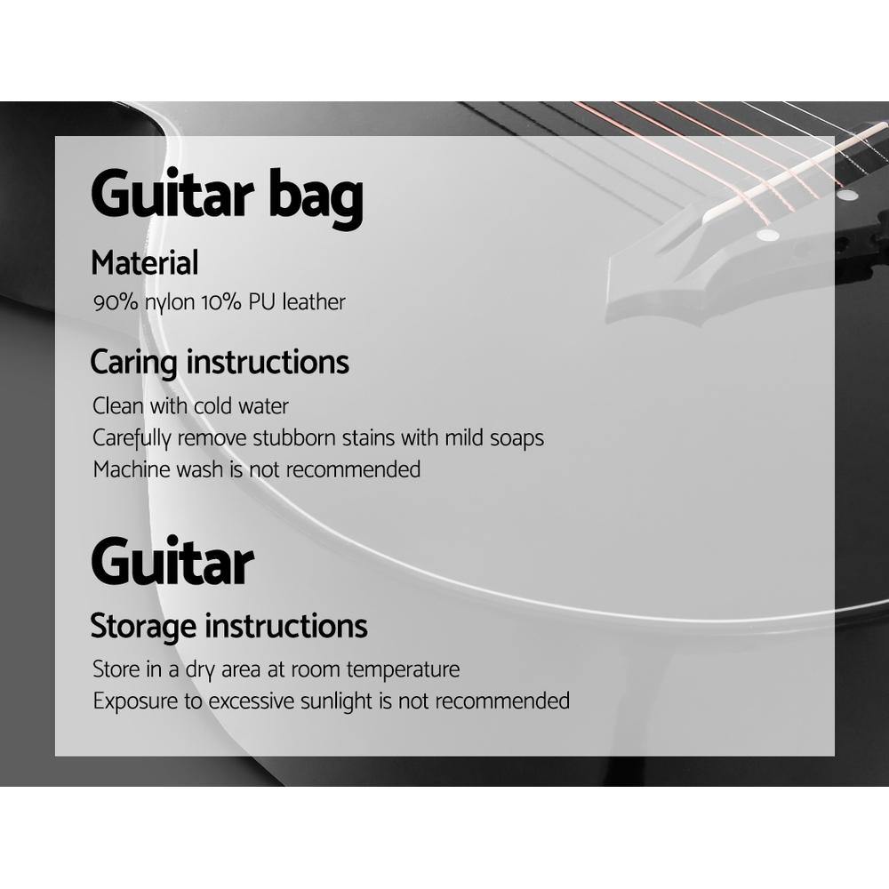 38" Acoustic Guitar with Accessories set Black - House Things Audio & Video > Musical Instrument & Accessories