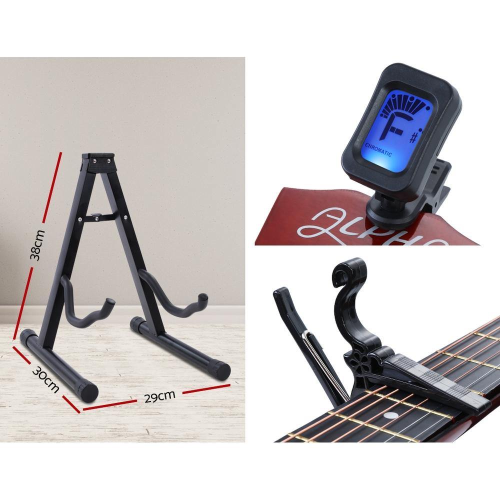 38" Acoustic Guitar with Accessories set Natural Wood - House Things Audio & Video > Musical Instrument & Accessories