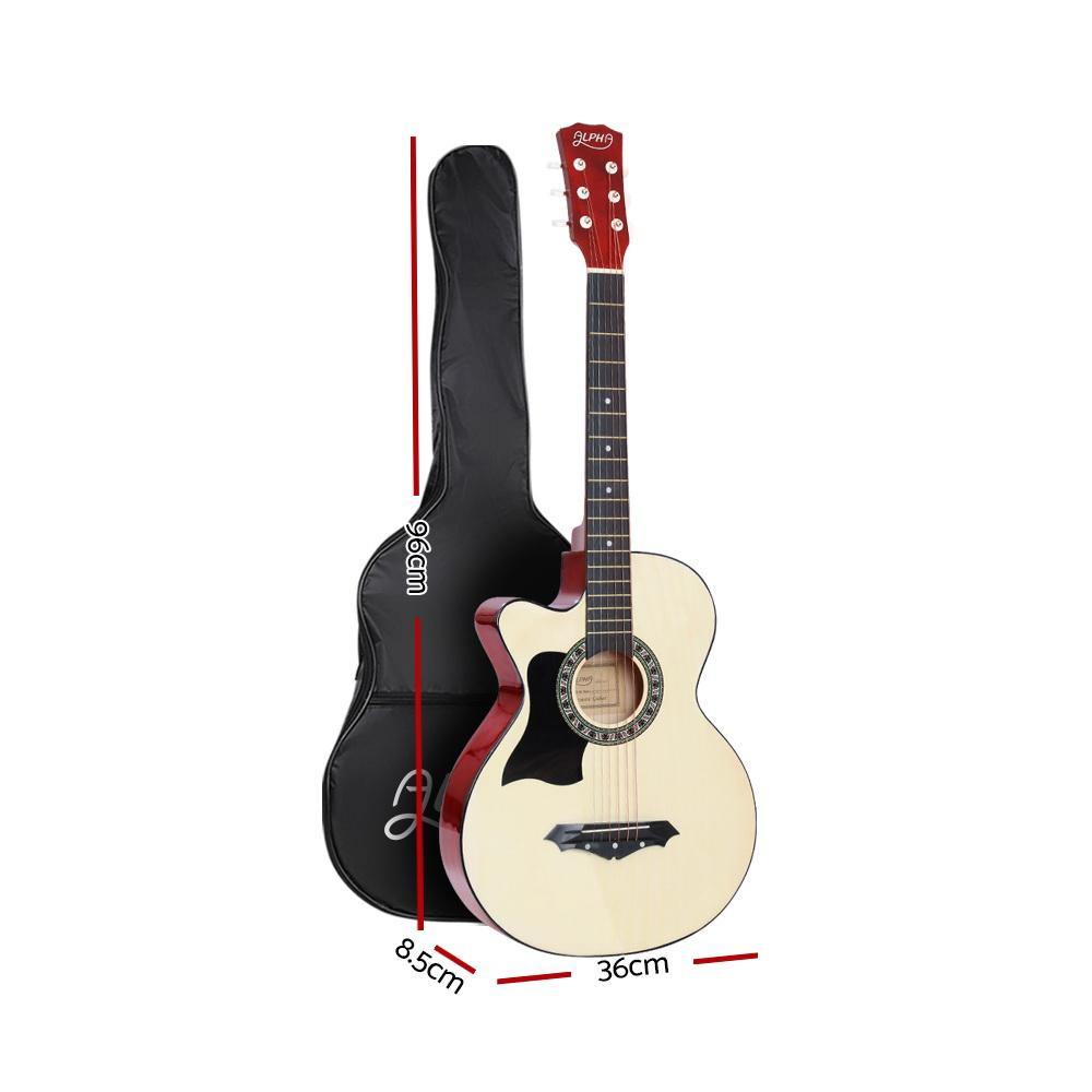 38" Acoustic Guitar Left handed with Accessory set - House Things Audio & Video > Musical Instrument & Accessories