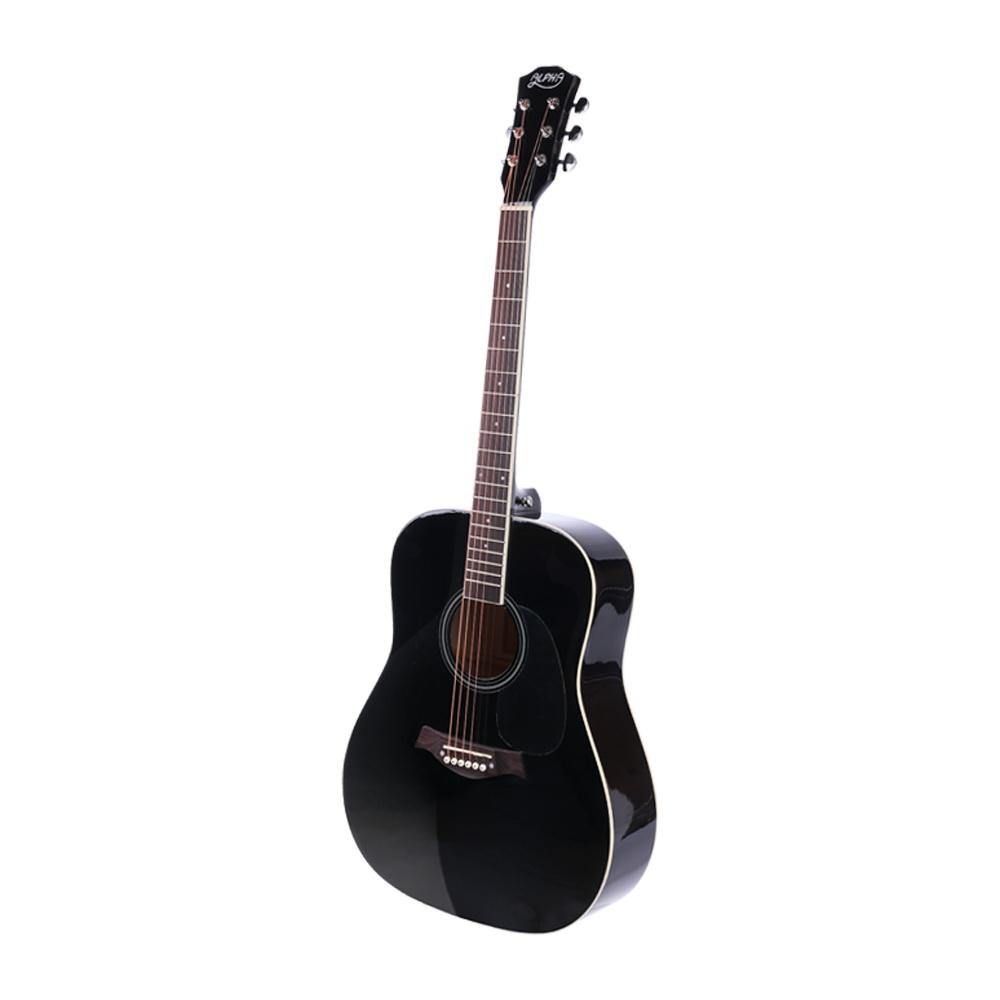 41 Inch Wooden Acoustic Guitar with Accessories set Black - House Things Audio & Video > Musical Instrument & Accessories
