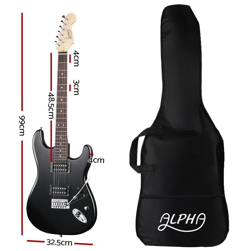 Electric Guitar Black Carry Bag Steel String - House Things Audio & Video > Musical Instrument & Accessories