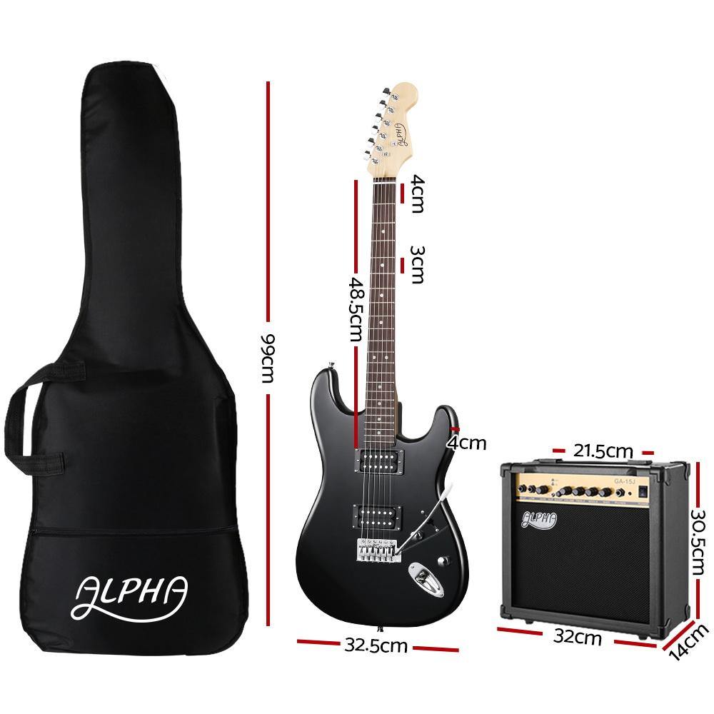Electric Guitar & Amplifier Black Carry Bag - House Things Audio & Video > Musical Instrument & Accessories