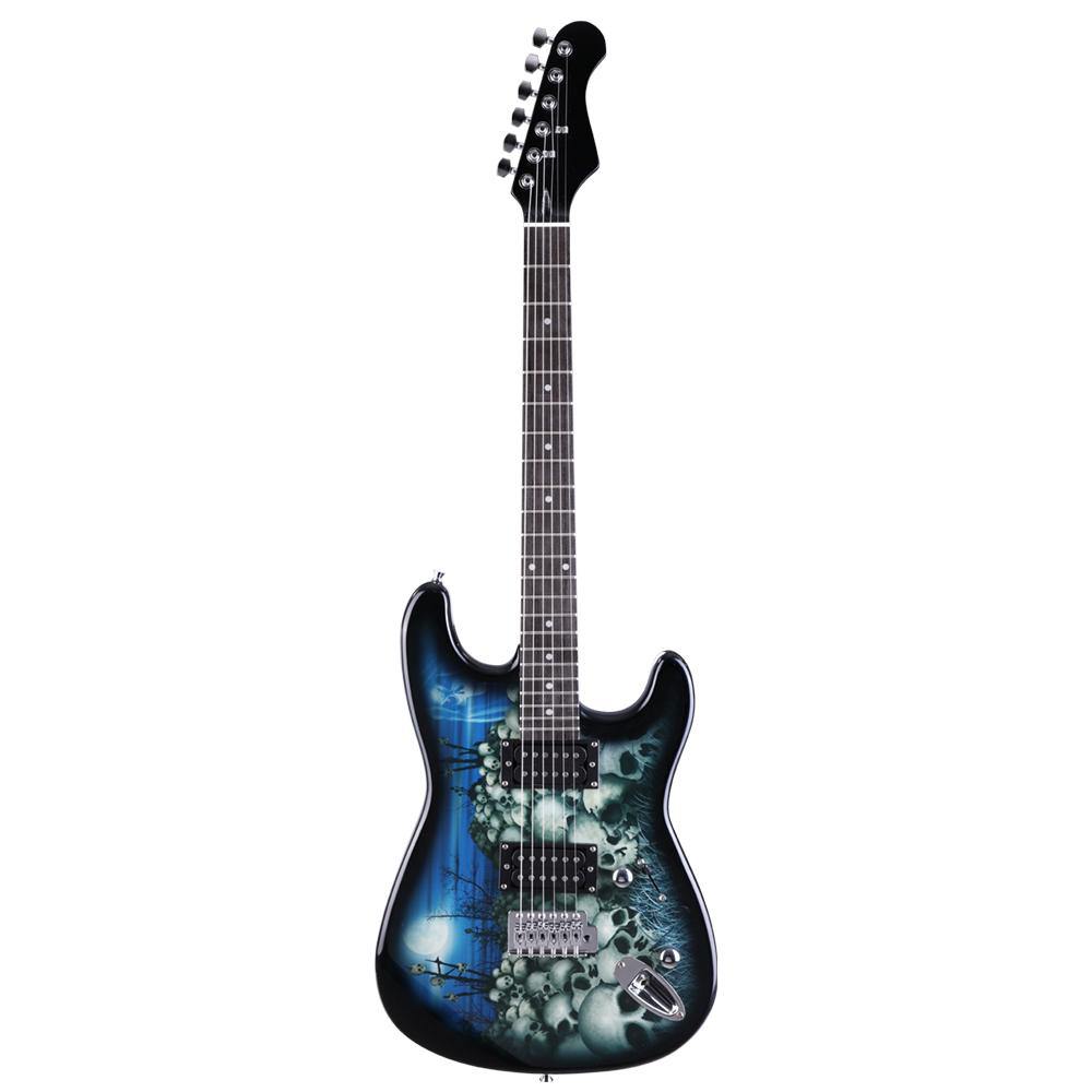 Blue Electric Guitar & Amplifier with Carry Bag - House Things Audio & Video > Musical Instrument & Accessories