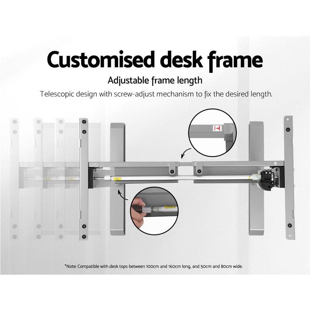 Standing Desk Height Adjustable Motorised 140cm - House Things Furniture > Office