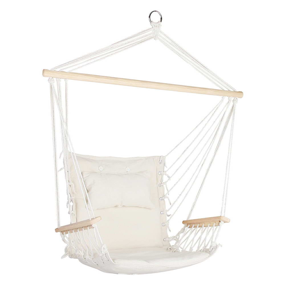 Hammock Hanging Swing Chair - Cream - House Things Home & Garden > Hammocks
