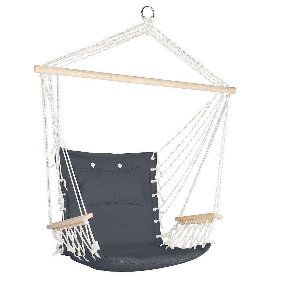 Hammock Hanging Swing Chair - Grey - House Things Home & Garden > Hammocks