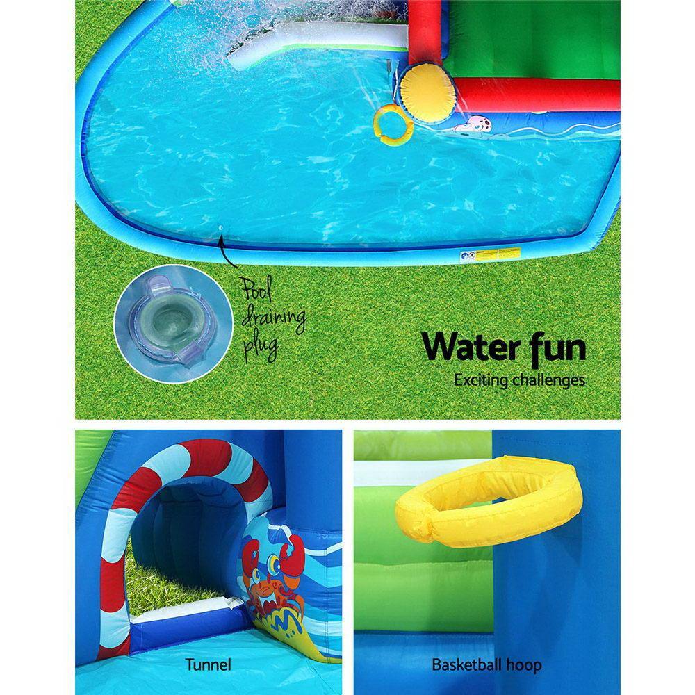 Inflatable Jumping Castle with Slide - House Things Baby & Kids > Toys