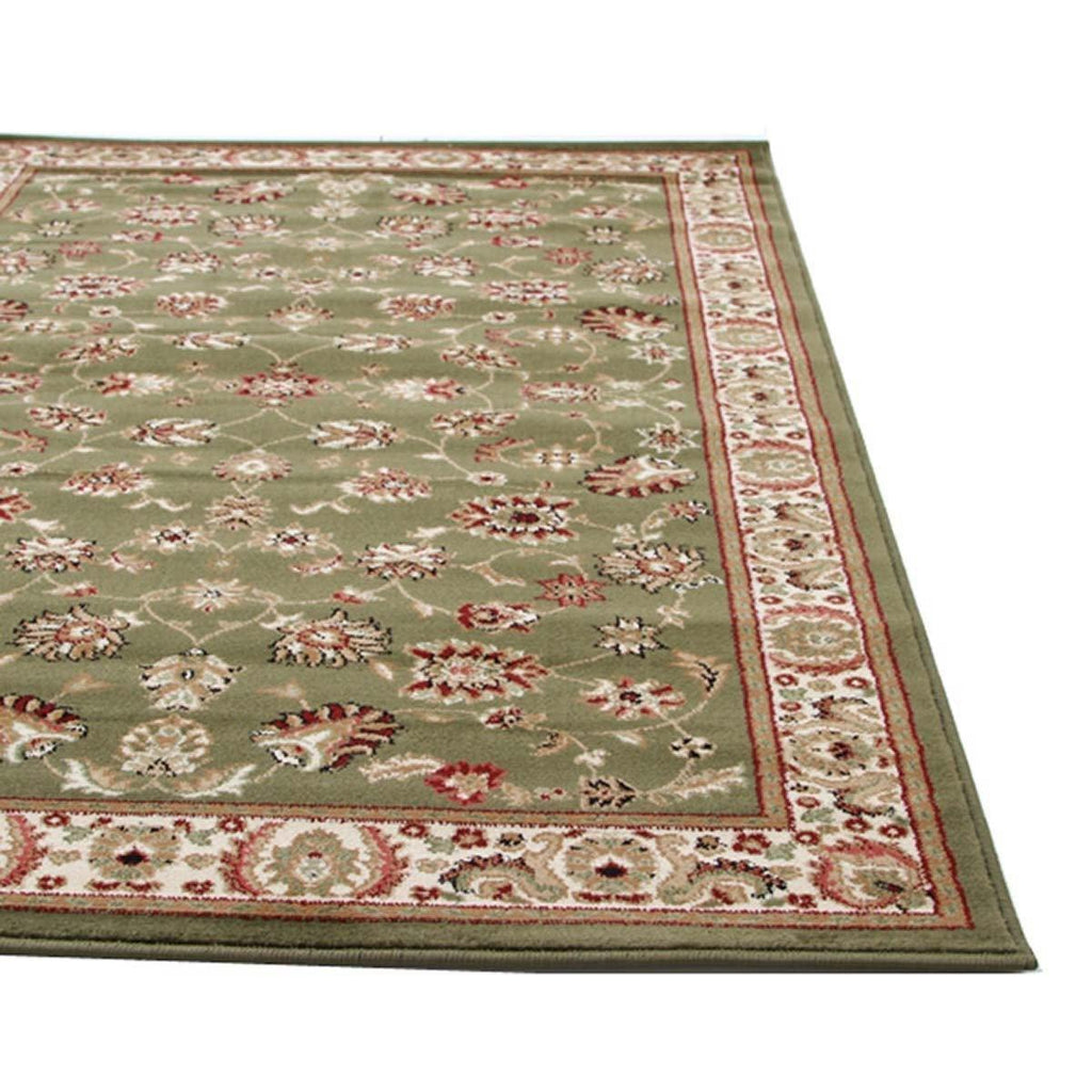 Istanbul Traditional Floral Pattern Runner Rug Green - House Things Istanbul Collection
