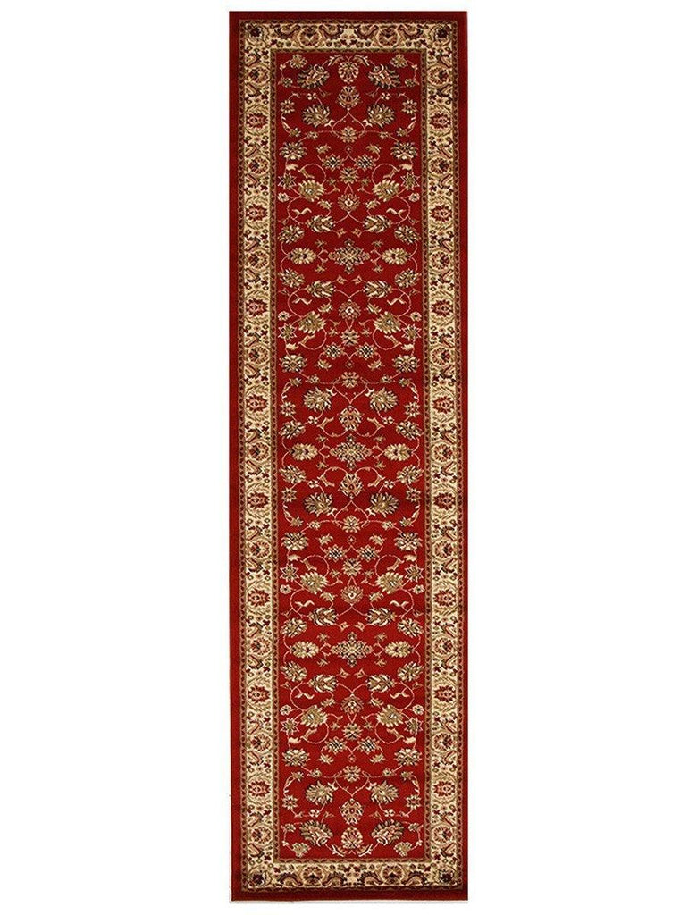 Istanbul Traditional Floral Pattern Runner Rug Red - House Things Istanbul Collection
