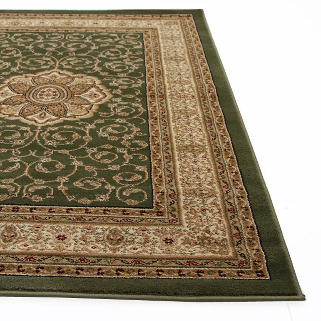 Istanbul Medallion Classic Pattern Runner Rug Green - House Things Istanbul Collection