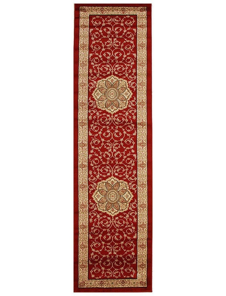 Istanbul Medallion Classic Pattern Runner Rug Red - House Things Istanbul Collection