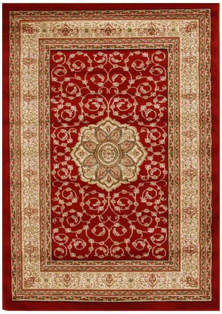 Kukut Collection Classic Pattern Red Rug - House Things Istanbul Collection