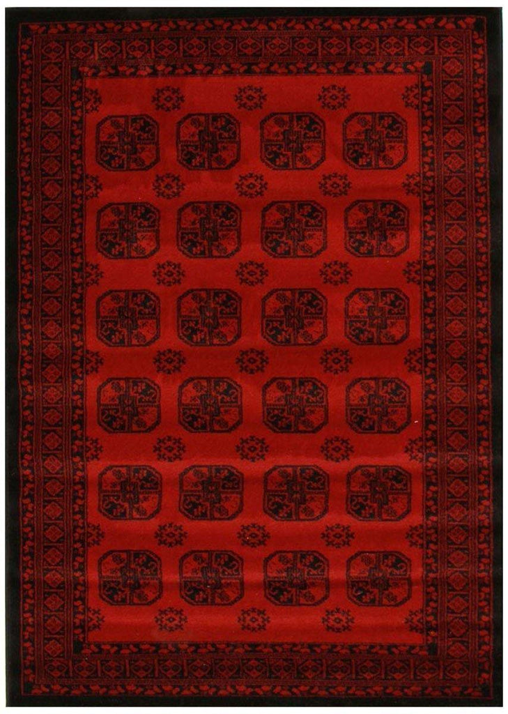 Kukut Collection Patterned Red Rug - House Things Istanbul Collection