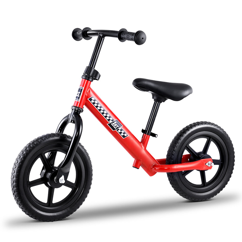 Kids Balance Bike Ride On Toys Puch Bicycle Wheels Toddler Baby 12" Bikes Red - House Things Baby & Kids > Toys