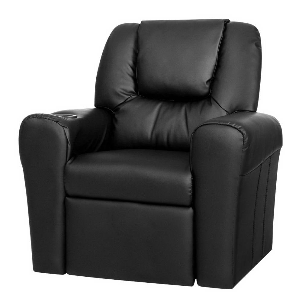 Luxury Kids Recliner Sofa Children Lounge Chair PU - House Things Baby & Kids > Kids Furniture