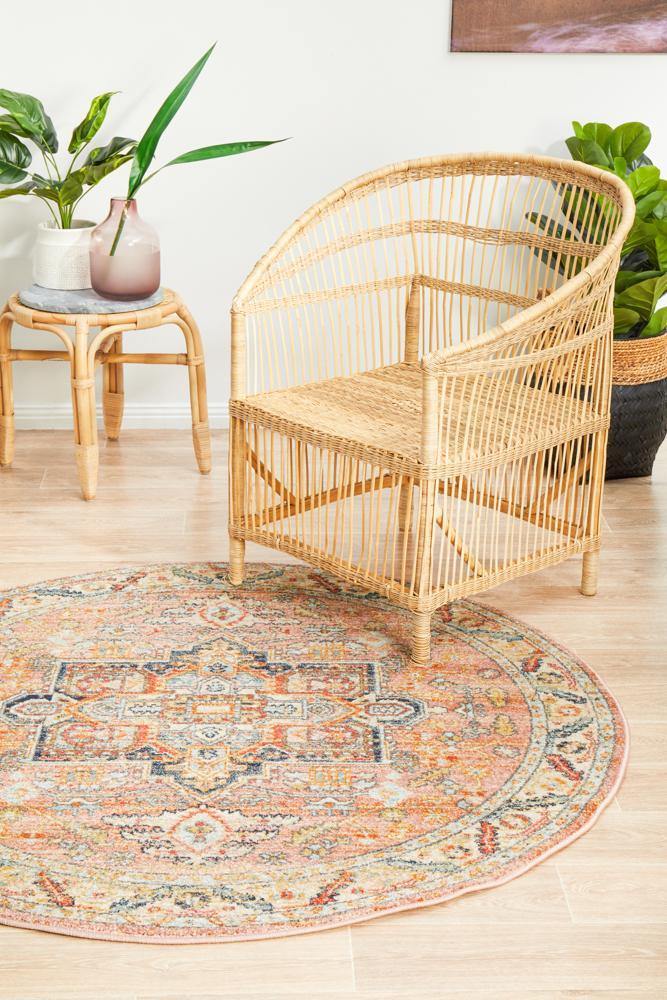 Legacy 850 Salmon Round Rug - House Things Legacy Collection