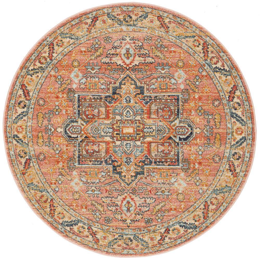Legacy 850 Salmon Round Rug - House Things Legacy Collection