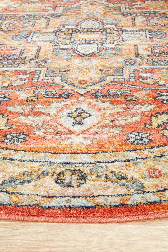 Legacy 850 Terracotta Round Rug - House Things Legacy Collection