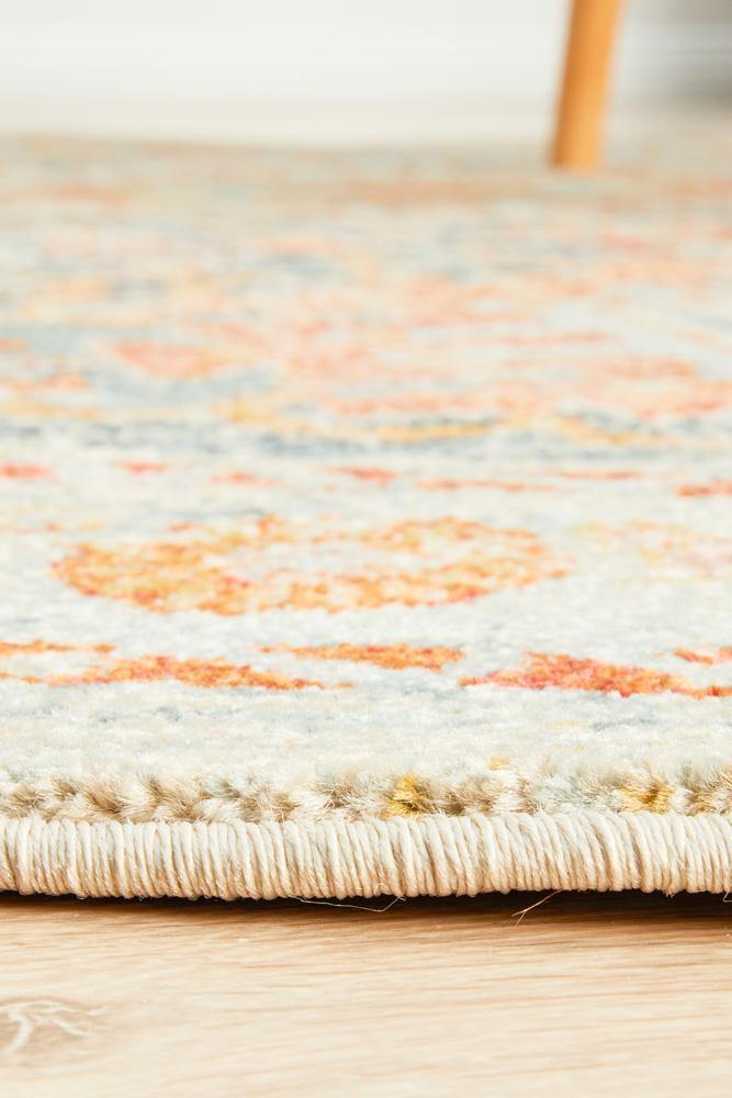 Legacy 853 Blue Round Rug - House Things Legacy Collection