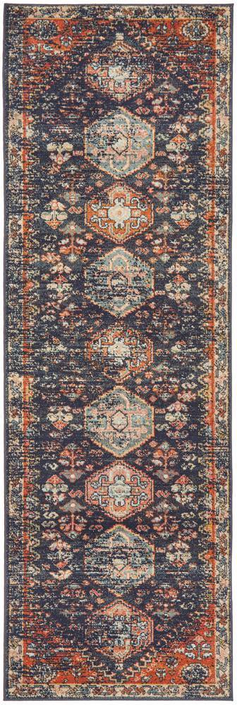 Legacy 854 Navy Runner Rug - House Things Legacy Collection
