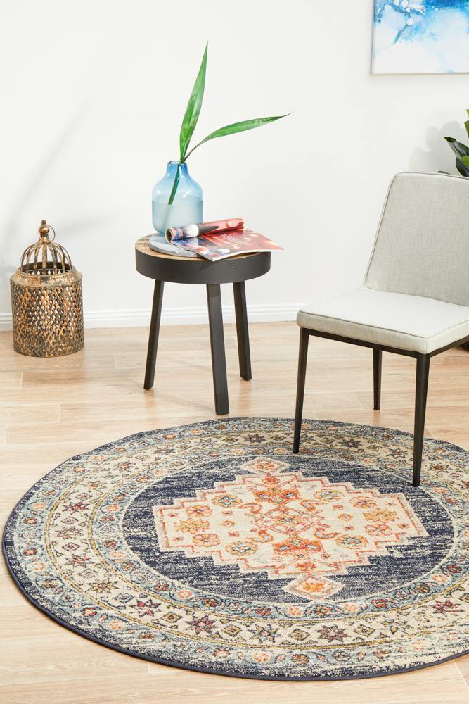 Legacy 855 Ecru Round Rug - House Things Legacy Collection