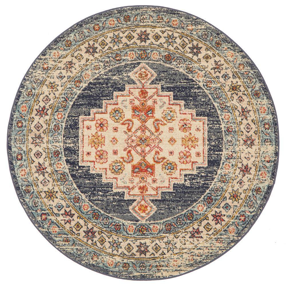 Legacy 855 Ecru Round Rug - House Things Legacy Collection