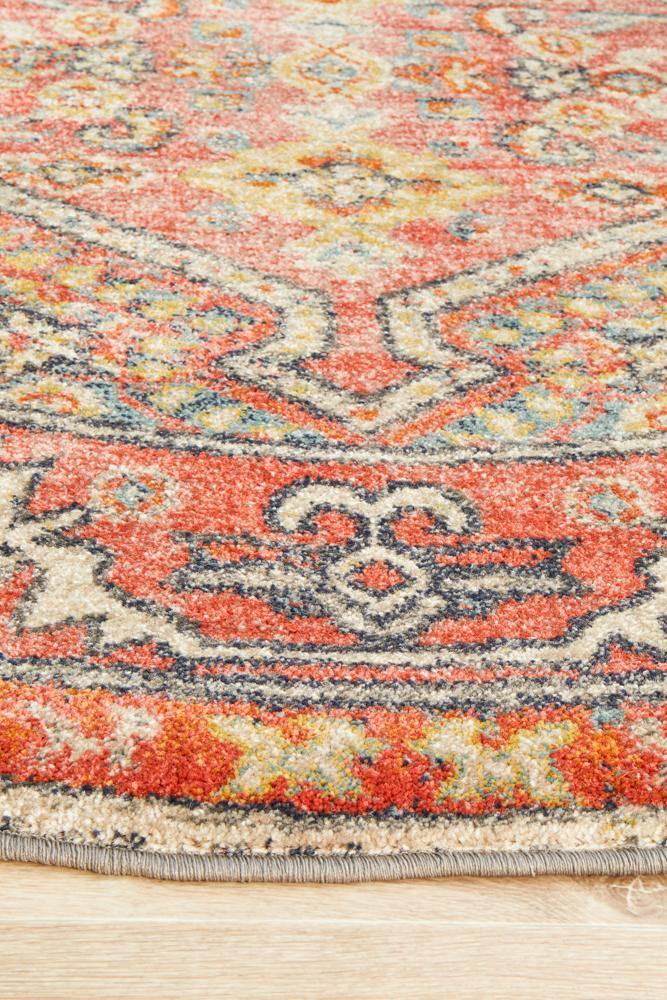 Legacy 856 Crimson Round Rug - House Things Legacy Collection